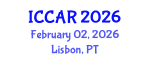 International Conference on Control, Automation and Robotics (ICCAR) February 02, 2026 - Lisbon, Portugal International Conference on Control, Automation and Robotics (ICCAR) February 02, 2026 - Lisbon, Portugal