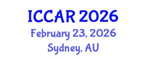 International Conference on Control, Automation and Robotics (ICCAR) February 23, 2026 - Sydney, Australia International Conference on Control, Automation and Robotics (ICCAR) February 23, 2026 - Sydney, Australia