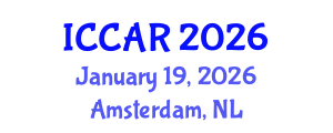 International Conference on Control, Automation and Robotics (ICCAR) January 19, 2026 - Amsterdam, Netherlands
