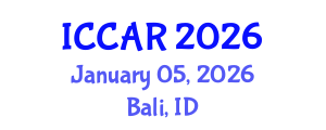 International Conference on Control, Automation and Robotics (ICCAR) January 05, 2026 - Bali, Indonesia International Conference on Control, Automation and Robotics (ICCAR) January 05, 2026 - Bali, Indonesia