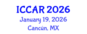 International Conference on Control, Automation and Robotics (ICCAR) January 19, 2026 - Cancún, Mexico International Conference on Control, Automation and Robotics (ICCAR) January 19, 2026 - Cancún, Mexico