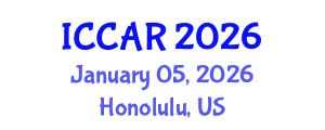 International Conference on Control, Automation and Robotics (ICCAR) January 05, 2026 - Honolulu, United States International Conference on Control, Automation and Robotics (ICCAR) January 05, 2026 - Honolulu, United States