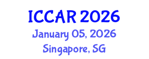 International Conference on Control, Automation and Robotics (ICCAR) January 05, 2026 - Singapore, Singapore International Conference on Control, Automation and Robotics (ICCAR) January 05, 2026 - Singapore, Singapore