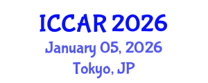 International Conference on Control, Automation and Robotics (ICCAR) January 05, 2026 - Tokyo, Japan International Conference on Control, Automation and Robotics (ICCAR) January 05, 2026 - Tokyo, Japan