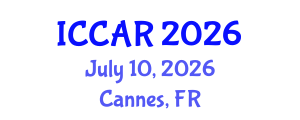 International Conference on Control, Automation and Robotics (ICCAR) July 10, 2026 - Cannes, France International Conference on Control, Automation and Robotics (ICCAR) July 10, 2026 - Cannes, France
