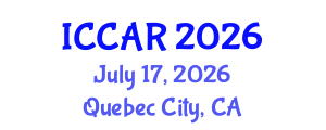 International Conference on Control, Automation and Robotics (ICCAR) July 17, 2026 - Quebec City, Canada International Conference on Control, Automation and Robotics (ICCAR) July 17, 2026 - Quebec City, Canada