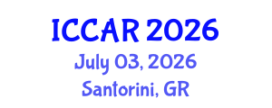 International Conference on Control, Automation and Robotics (ICCAR) July 03, 2026 - Santorini, Greece International Conference on Control, Automation and Robotics (ICCAR) July 03, 2026 - Santorini, Greece