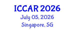 International Conference on Control, Automation and Robotics (ICCAR) July 05, 2026 - Singapore, Singapore International Conference on Control, Automation and Robotics (ICCAR) July 05, 2026 - Singapore, Singapore