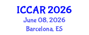 International Conference on Control, Automation and Robotics (ICCAR) June 08, 2026 - Barcelona, Spain International Conference on Control, Automation and Robotics (ICCAR) June 08, 2026 - Barcelona, Spain