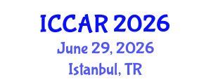 International Conference on Control, Automation and Robotics (ICCAR) June 29, 2026 - Istanbul, Turkey International Conference on Control, Automation and Robotics (ICCAR) June 29, 2026 - Istanbul, Turkey