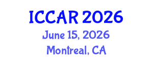 International Conference on Control, Automation and Robotics (ICCAR) June 15, 2026 - Montreal, Canada International Conference on Control, Automation and Robotics (ICCAR) June 15, 2026 - Montreal, Canada
