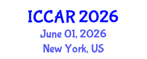 International Conference on Control, Automation and Robotics (ICCAR) June 01, 2026 - New York, United States International Conference on Control, Automation and Robotics (ICCAR) June 01, 2026 - New York, United States