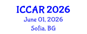 International Conference on Control, Automation and Robotics (ICCAR) June 01, 2026 - Sofia, Bulgaria International Conference on Control, Automation and Robotics (ICCAR) June 01, 2026 - Sofia, Bulgaria