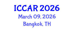 International Conference on Control, Automation and Robotics (ICCAR) March 09, 2026 - Bangkok, Thailand International Conference on Control, Automation and Robotics (ICCAR) March 09, 2026 - Bangkok, Thailand