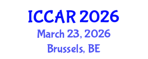 International Conference on Control, Automation and Robotics (ICCAR) March 23, 2026 - Brussels, Belgium