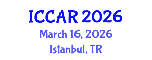International Conference on Control, Automation and Robotics (ICCAR) March 16, 2026 - Istanbul, Turkey International Conference on Control, Automation and Robotics (ICCAR) March 16, 2026 - Istanbul, Turkey