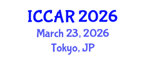 International Conference on Control, Automation and Robotics (ICCAR) March 23, 2026 - Tokyo, Japan International Conference on Control, Automation and Robotics (ICCAR) March 23, 2026 - Tokyo, Japan