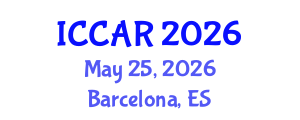 International Conference on Control, Automation and Robotics (ICCAR) May 25, 2026 - Barcelona, Spain