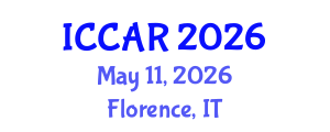 International Conference on Control, Automation and Robotics (ICCAR) May 11, 2026 - Florence, Italy International Conference on Control, Automation and Robotics (ICCAR) May 11, 2026 - Florence, Italy