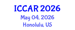 International Conference on Control, Automation and Robotics (ICCAR) May 04, 2026 - Honolulu, United States International Conference on Control, Automation and Robotics (ICCAR) May 04, 2026 - Honolulu, United States