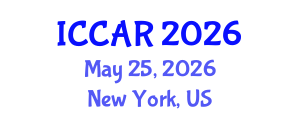 International Conference on Control, Automation and Robotics (ICCAR) May 25, 2026 - New York, United States International Conference on Control, Automation and Robotics (ICCAR) May 25, 2026 - New York, United States