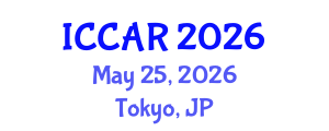 International Conference on Control, Automation and Robotics (ICCAR) May 25, 2026 - Tokyo, Japan International Conference on Control, Automation and Robotics (ICCAR) May 25, 2026 - Tokyo, Japan