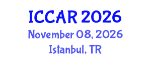 International Conference on Control, Automation and Robotics (ICCAR) November 08, 2026 - Istanbul, Turkey International Conference on Control, Automation and Robotics (ICCAR) November 08, 2026 - Istanbul, Turkey