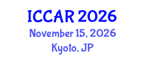International Conference on Control, Automation and Robotics (ICCAR) November 15, 2026 - Kyoto, Japan International Conference on Control, Automation and Robotics (ICCAR) November 15, 2026 - Kyoto, Japan