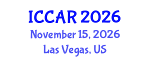 International Conference on Control, Automation and Robotics (ICCAR) November 15, 2026 - Las Vegas, United States International Conference on Control, Automation and Robotics (ICCAR) November 15, 2026 - Las Vegas, United States