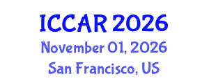International Conference on Control, Automation and Robotics (ICCAR) November 01, 2026 - San Francisco, United States International Conference on Control, Automation and Robotics (ICCAR) November 01, 2026 - San Francisco, United States