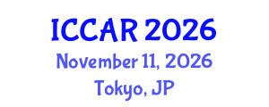 International Conference on Control, Automation and Robotics (ICCAR) November 11, 2026 - Tokyo, Japan International Conference on Control, Automation and Robotics (ICCAR) November 11, 2026 - Tokyo, Japan