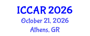 International Conference on Control, Automation and Robotics (ICCAR) October 21, 2026 - Athens, Greece International Conference on Control, Automation and Robotics (ICCAR) October 21, 2026 - Athens, Greece