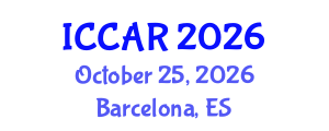 International Conference on Control, Automation and Robotics (ICCAR) October 25, 2026 - Barcelona, Spain