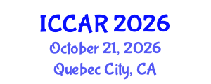 International Conference on Control, Automation and Robotics (ICCAR) October 21, 2026 - Quebec City, Canada International Conference on Control, Automation and Robotics (ICCAR) October 21, 2026 - Quebec City, Canada