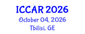 International Conference on Control, Automation and Robotics (ICCAR) October 04, 2026 - Tbilisi, Georgia International Conference on Control, Automation and Robotics (ICCAR) October 04, 2026 - Tbilisi, Georgia