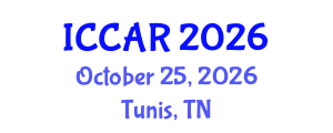 International Conference on Control, Automation and Robotics (ICCAR) October 25, 2026 - Tunis, Tunisia International Conference on Control, Automation and Robotics (ICCAR) October 25, 2026 - Tunis, Tunisia