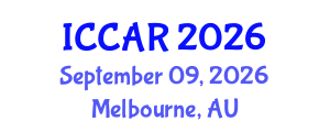 International Conference on Control, Automation and Robotics (ICCAR) September 09, 2026 - Melbourne, Australia International Conference on Control, Automation and Robotics (ICCAR) September 09, 2026 - Melbourne, Australia