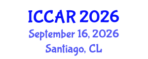 International Conference on Control, Automation and Robotics (ICCAR) September 16, 2026 - Santiago, Chile International Conference on Control, Automation and Robotics (ICCAR) September 16, 2026 - Santiago, Chile