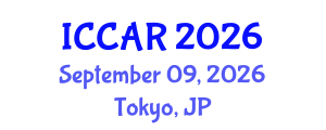 International Conference on Control, Automation and Robotics (ICCAR) September 09, 2026 - Tokyo, Japan International Conference on Control, Automation and Robotics (ICCAR) September 09, 2026 - Tokyo, Japan