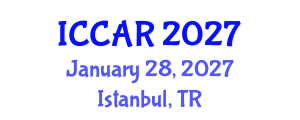International Conference on Control, Automation and Robotics (ICCAR) January 28, 2027 - Istanbul, Turkey International Conference on Control, Automation and Robotics (ICCAR) January 28, 2027 - Istanbul, Turkey