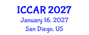 International Conference on Control, Automation and Robotics (ICCAR) January 16, 2027 - San Diego, United States International Conference on Control, Automation and Robotics (ICCAR) January 16, 2027 - San Diego, United States