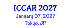 International Conference on Control, Automation and Robotics (ICCAR) January 07, 2027 - Tokyo, Japan International Conference on Control, Automation and Robotics (ICCAR) January 07, 2027 - Tokyo, Japan