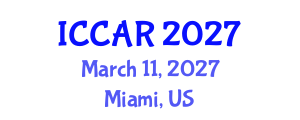 International Conference on Control, Automation and Robotics (ICCAR) March 11, 2027 - Miami, United States