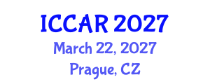 International Conference on Control, Automation and Robotics (ICCAR) March 22, 2027 - Prague, Czechia International Conference on Control, Automation and Robotics (ICCAR) March 22, 2027 - Prague, Czechia