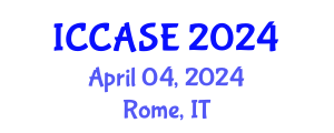 International Conference on Control, Automation and Systems Engineering (ICCASE) April 04, 2024 - Rome, Italy