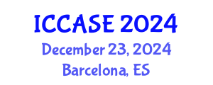 International Conference on Control, Automation and Systems Engineering (ICCASE) December 23, 2024 - Barcelona, Spain