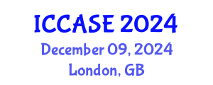 International Conference on Control, Automation and Systems Engineering (ICCASE) December 09, 2024 - London, United Kingdom