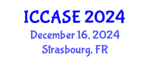 International Conference on Control, Automation and Systems Engineering (ICCASE) December 16, 2024 - Strasbourg, France