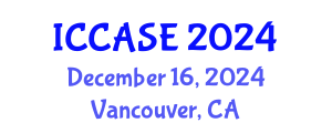 International Conference on Control, Automation and Systems Engineering (ICCASE) December 16, 2024 - Vancouver, Canada