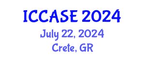 International Conference on Control, Automation and Systems Engineering (ICCASE) July 22, 2024 - Crete, Greece